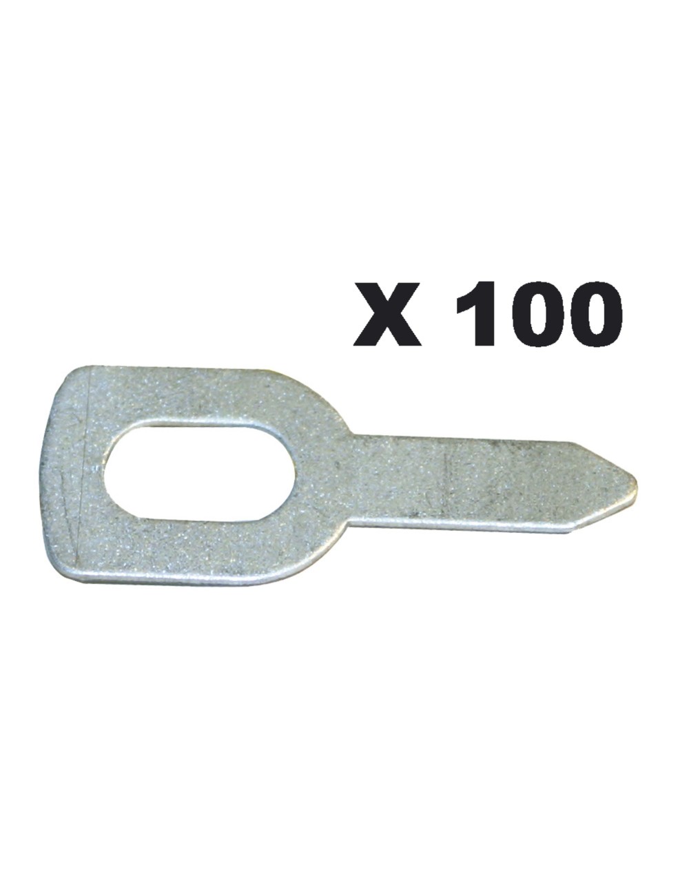 100 Straight Pulling Rings